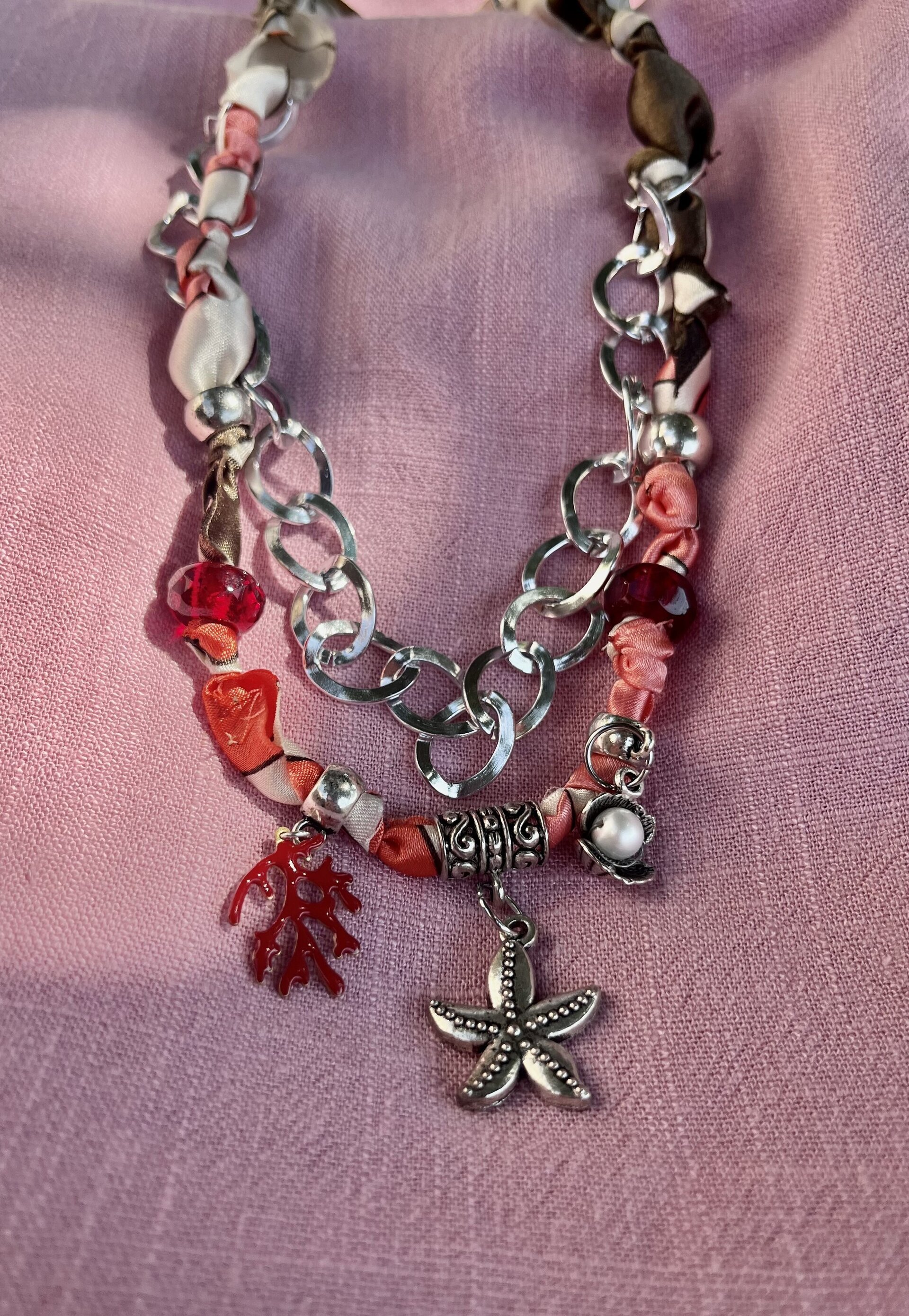 Collar Corto Coral - 1